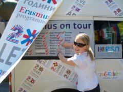 Erasmus autobusiukas: Briuselyje minima populiariausia Europos studentų mainų programa
