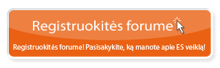 Registruokitės forume - Registruokitės forume! Pasisakykite, ką manote apie ES veiklą!